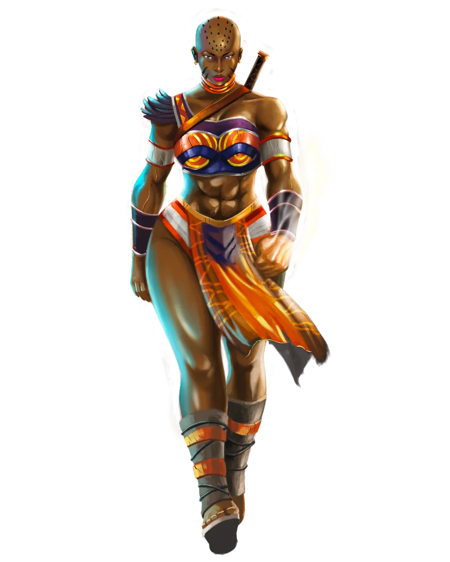 Chayoma, guardian of the Kitara kingdom, key art for Chayoma: Curse of the Jangura