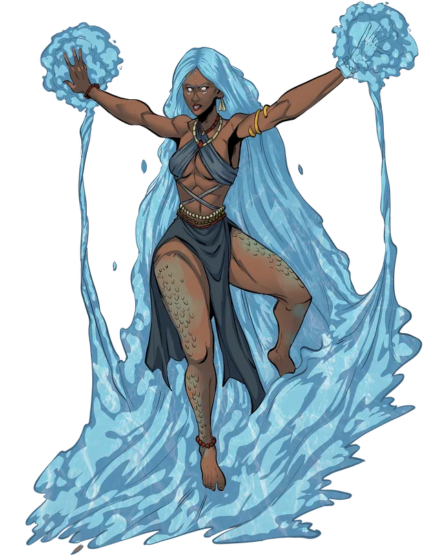 Idemiri — Wields the twin currents of the tide.