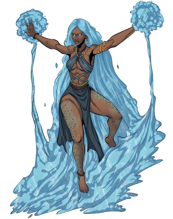 Idemiri — Wields the twin currents of the tide.